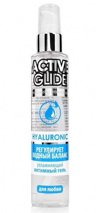 Увлажняющий интимный гель Active Glide Hyaluronic - 100 гр. - Биоритм - купить с доставкой в Ульяновске