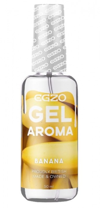 Интимный лубрикант EGZO AROMA с ароматом банана - 50 мл. - EGZO - купить с доставкой в Ульяновске