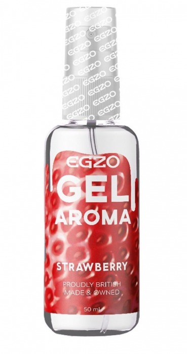 Интимный лубрикант EGZO AROMA с ароматом клубники - 50 мл. - EGZO - купить с доставкой в Ульяновске