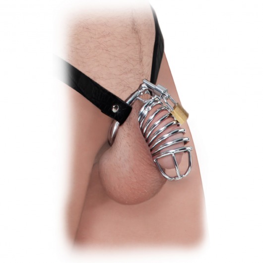 Кольцо верности Extreme Chastity Belt с фиксацией головки - Pipedream - купить с доставкой в Ульяновске