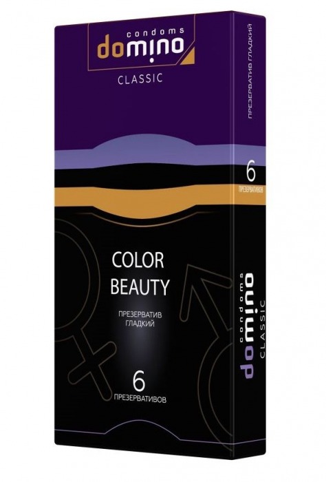 Разноцветные презервативы DOMINO Colour Beauty - 6 шт. - Domino - купить с доставкой в Ульяновске