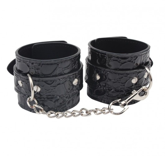 Черные наручники Be good Wrist Cuffs - Chisa - купить с доставкой в Ульяновске