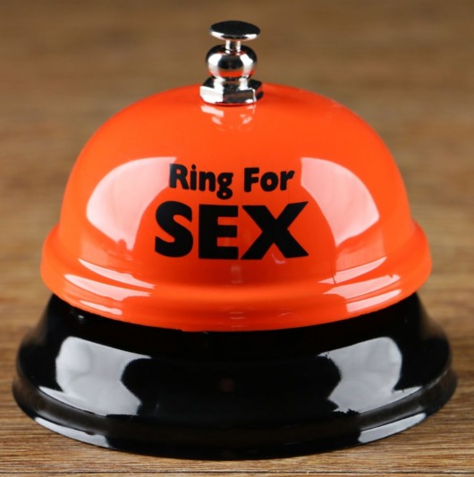 Настольный звонок RING FOR SEX - Сима-Ленд - купить с доставкой в Ульяновске