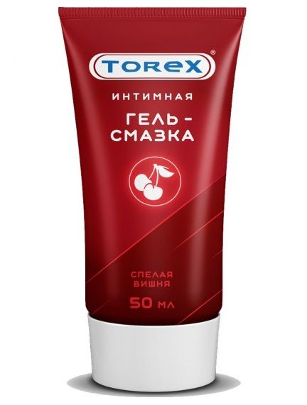 Смазка на водной основе TOREX  Спелая вишня  - 50 мл. - Torex - купить с доставкой в Ульяновске