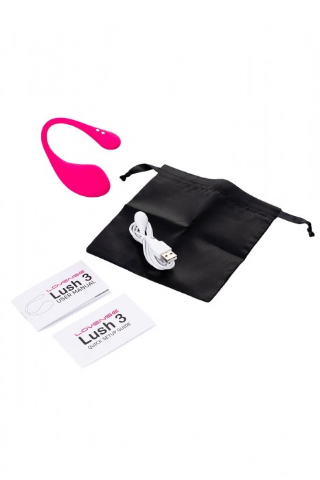 Розовое виброяйцо Lovense Lush 3 - Lovense