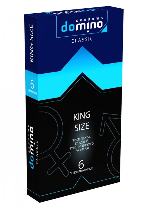 Презервативы увеличенного размера DOMINO Classic King size - 6 шт. - Domino - купить с доставкой в Ульяновске