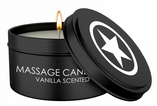 Массажная свеча с ароматом ванили Massage Candle - Shots Media BV - купить с доставкой в Ульяновске