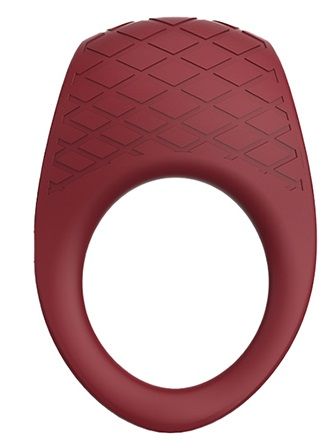 Бордовое эрекционное виброкольцо Ivy - Dream Toys - в Ульяновске купить с доставкой