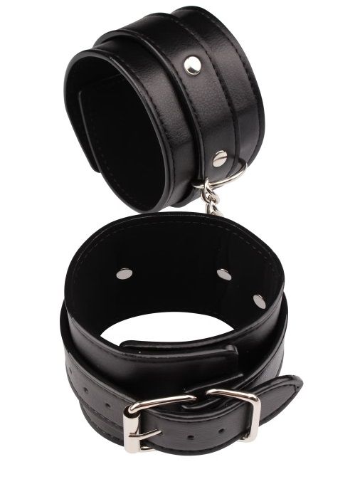 Черные оковы Classic Ankle Cuffs - Chisa - купить с доставкой в Ульяновске