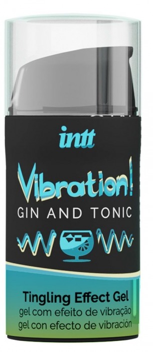 Жидкий интимный гель с эффектом вибрации Vibration! Gin   Tonic - 15 мл. - INTT - купить с доставкой в Ульяновске