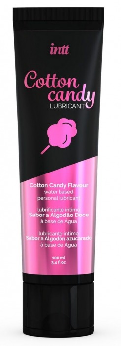 Интимный гель на водной основе Cotton Candy Lubricant - 100 мл. - INTT - купить с доставкой в Ульяновске