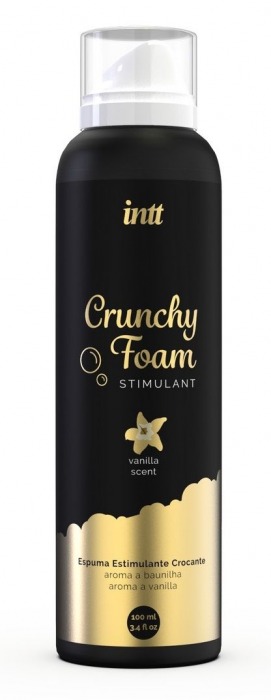 Пенка для массажа Crunchy Foam Stimulant Vanilla - 100 мл. - INTT - купить с доставкой в Ульяновске