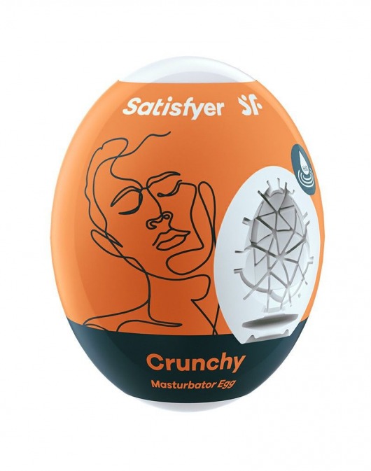 Мастурбатор-яйцо Satisfyer Crunchy Mini Masturbator - Satisfyer - в Ульяновске купить с доставкой