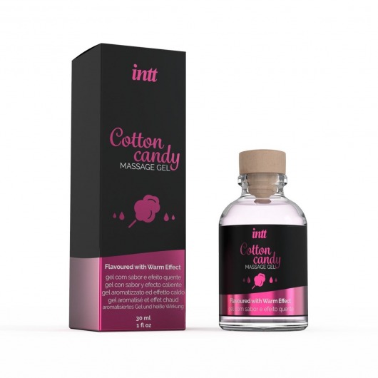 Массажный гель с согревающим эффектом Cotton Candy - 30 мл. - INTT - купить с доставкой в Ульяновске