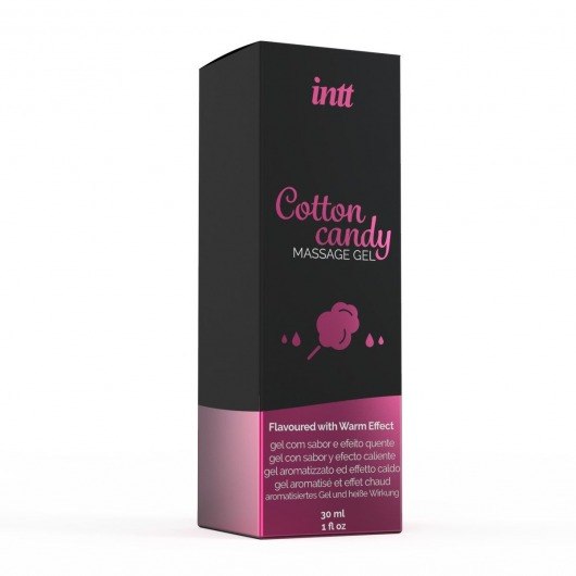 Массажный гель с согревающим эффектом Cotton Candy - 30 мл. - INTT - купить с доставкой в Ульяновске