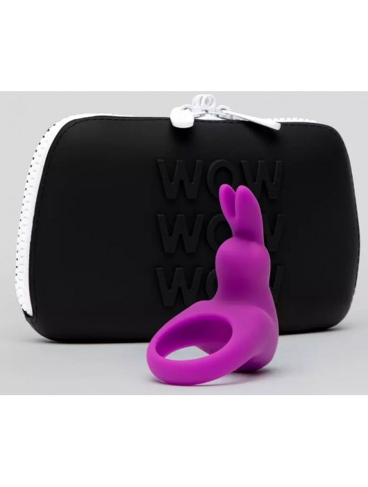 Фиолетовое эрекционное виброкольцо Happy Rabbit Cock Ring Kit - Happy Rabbit - в Ульяновске купить с доставкой