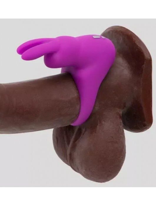 Фиолетовое эрекционное виброкольцо Happy Rabbit Cock Ring Kit - Happy Rabbit - в Ульяновске купить с доставкой