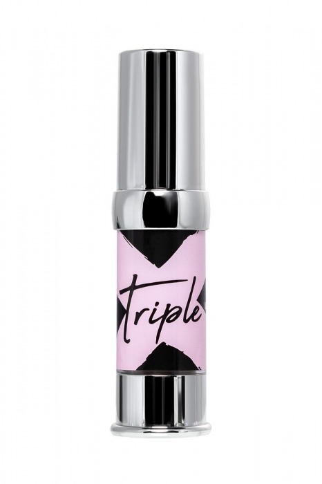 Возбуждающий гель с эффектом вибрации и охлаждения Triple X 3 in 1 Unisex Pleasure Enhancer Gel - 15 мл. - Secret Play - купить с доставкой в Ульяновске