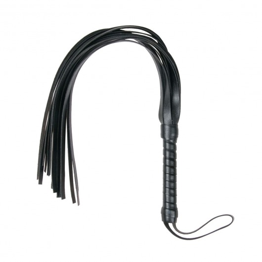 Черный флоггер Flogger Whip - 46 см. - Easy toys - купить с доставкой в Ульяновске