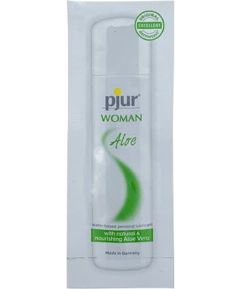 Лубрикант на водной основе pjur WOMAN Aloe - 2 мл. - Pjur - купить с доставкой в Ульяновске