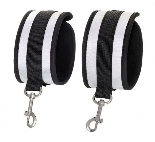 Серебристо-черные оковы Anonymo - ToyFa - купить с доставкой в Ульяновске