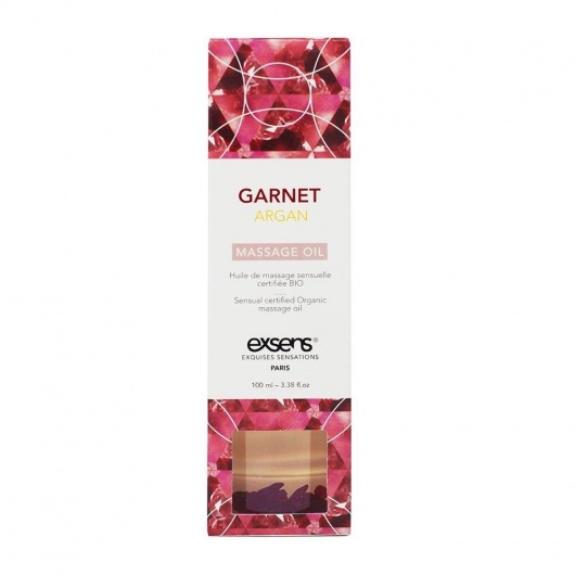 Органическое массажное масло GARNET ARGAN - 100 мл. - Exsens - купить с доставкой в Ульяновске