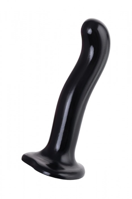 Черный стимулятор для пар P G-Spot Dildo Size M - 18 см. - Strap-on-me - в Ульяновске купить с доставкой