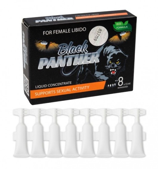 Пищевой концентрат для женщин BLACK PANTER - 8 монодоз (по 1,5 мл.) - Sitabella - купить с доставкой в Ульяновске