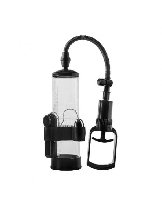Прозрачная вакуумная помпа с вибрацией Vibrating Penis Pump - Dream Toys - в Ульяновске купить с доставкой