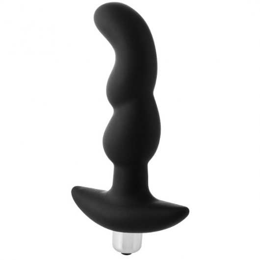 Черная вибропробка для простаты FantASStic Vibrating Prostate Plug - 14,5 см. - Dream Toys - в Ульяновске купить с доставкой