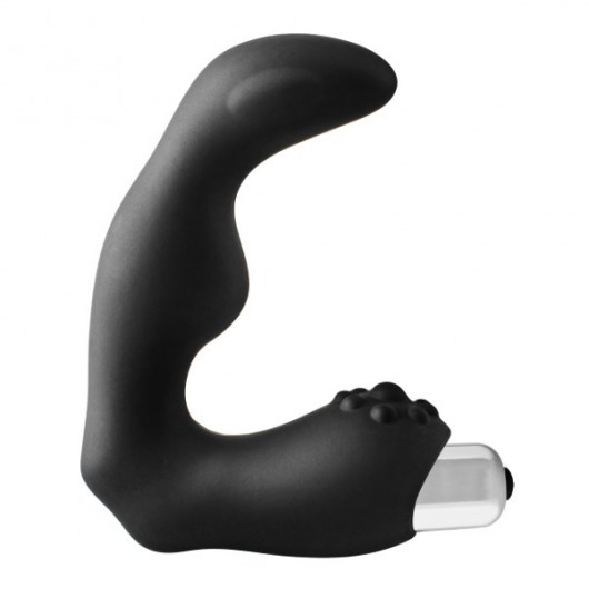 Черный вибромассажер простаты FantASStic Vibrating Prostate Massager - 11,3 см. - Dream Toys - в Ульяновске купить с доставкой