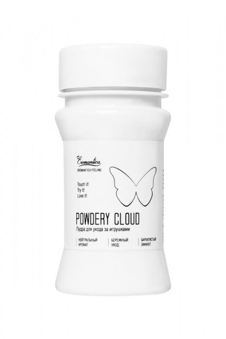 Пудра для ухода за игрушками Powdery Cloud с нейтральным ароматом - 40 гр. - Eromantica - купить с доставкой в Ульяновске