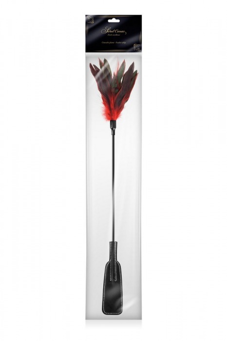 Стек-щекоталка Sweet Caress Feather Whip - 58 см. - Sweet Caress - купить с доставкой в Ульяновске