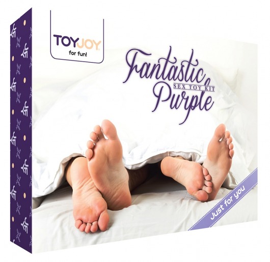 Эротический набор FANTASTIC PURPLE SEX TOY KIT - Toy Joy - купить с доставкой в Ульяновске