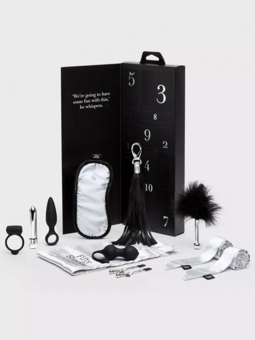 Эротический набор Pleasure Overload 10 Days of Play Gift Set - Fifty Shades of Grey - купить с доставкой в Ульяновске