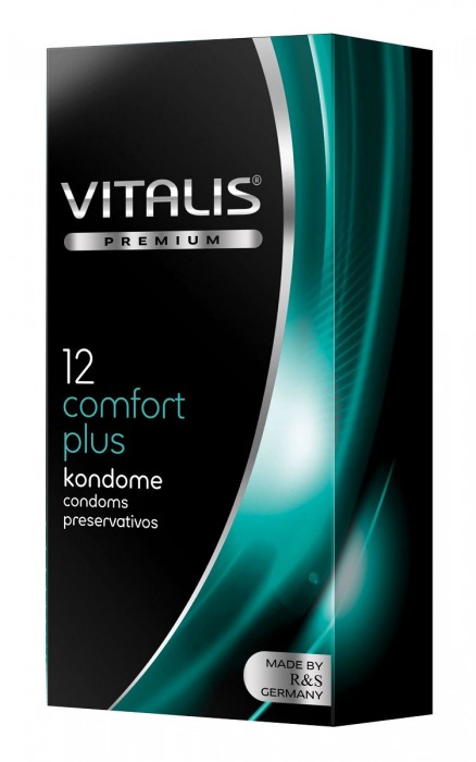 Контурные презервативы VITALIS PREMIUM comfort plus - 12 шт. - Vitalis - купить с доставкой в Ульяновске