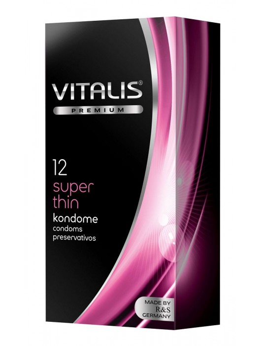 Ультратонкие презервативы VITALIS PREMIUM super thin - 12 шт. - Vitalis - купить с доставкой в Ульяновске