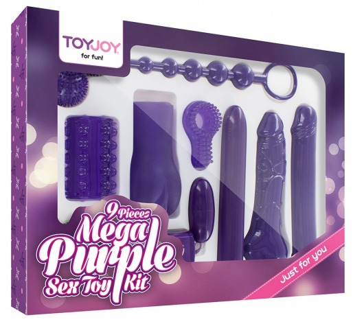 Эротический набор Toy Joy Mega Purple - Toy Joy - купить с доставкой в Ульяновске