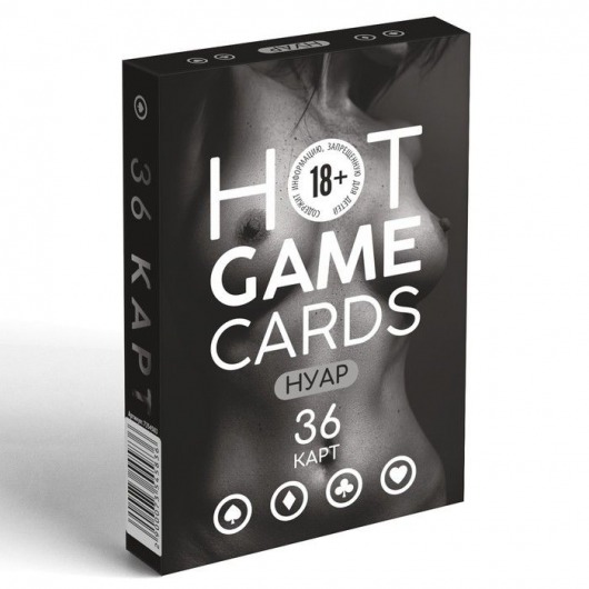 Игральные карты HOT GAME CARDS НУАР - 36 шт. - Сима-Ленд - купить с доставкой в Ульяновске