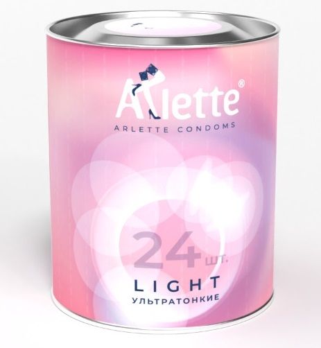 Ультратонкие презервативы Arlette Light - 24 шт. - Arlette - купить с доставкой в Ульяновске