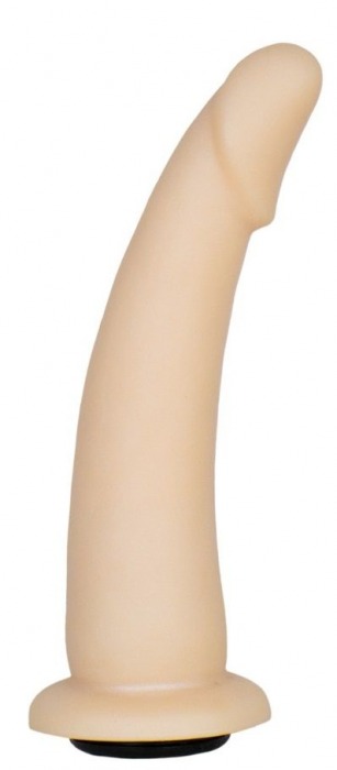 Телесная гладкая насадка-фаллоимитатор Harness - 17 см. - LOVETOY (А-Полимер) - купить с доставкой в Ульяновске