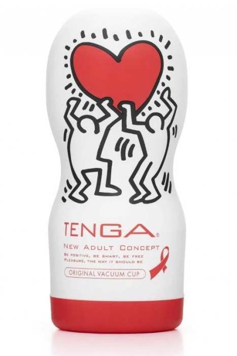 Мастурбатор Keith Haring Cup Deep Throat - Tenga - в Ульяновске купить с доставкой