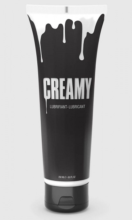 Смазка на водной основе Creamy с консистенцией спермы - 250 мл. - Strap-on-me - купить с доставкой в Ульяновске
