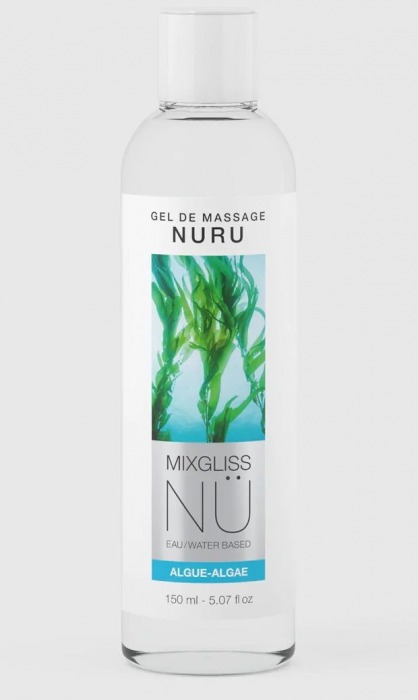 Массажный гель на водной основе Mixgliss NU Algae - 150 мл. - Strap-on-me - купить с доставкой в Ульяновске