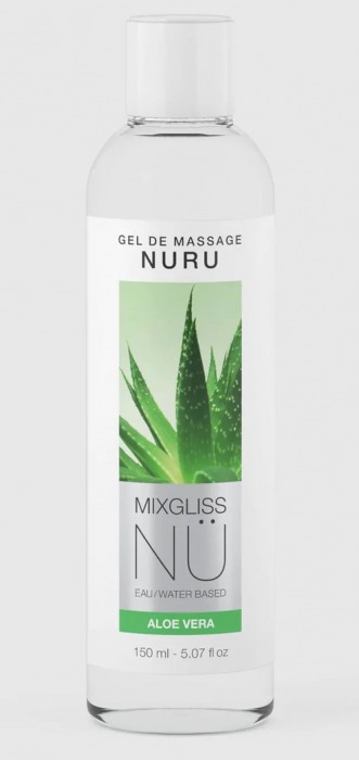 Массажный гель на водной основе Mixgliss NU Aloe Vera - 150 мл. - Mixgliss - купить с доставкой в Ульяновске