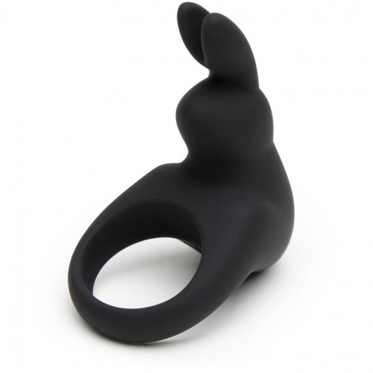 Черное эрекционное виброкольцо Happy Rabbit Rechargeable Rabbit Cock Ring - Happy Rabbit - в Ульяновске купить с доставкой