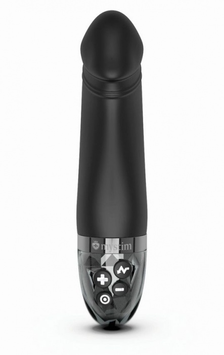 Черный вибратор с электростимуляцией Real Deal Neal - 16,5 см. - MyStim - купить с доставкой в Ульяновске
