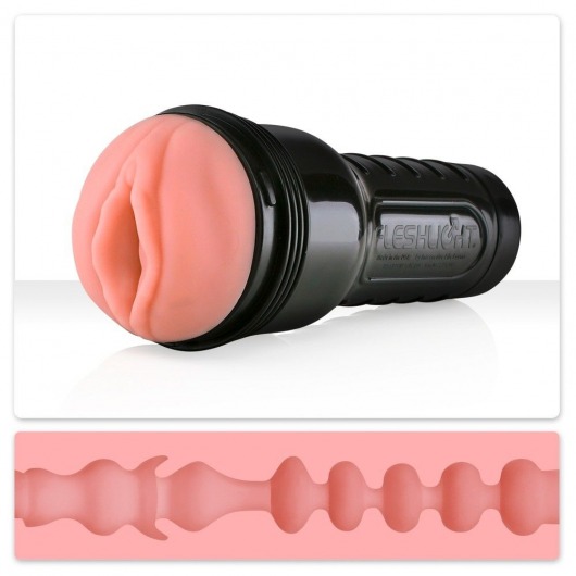 Мастурбатор-вагина Fleshlight - Pink Lady Mini-Lotus - Fleshlight - в Ульяновске купить с доставкой