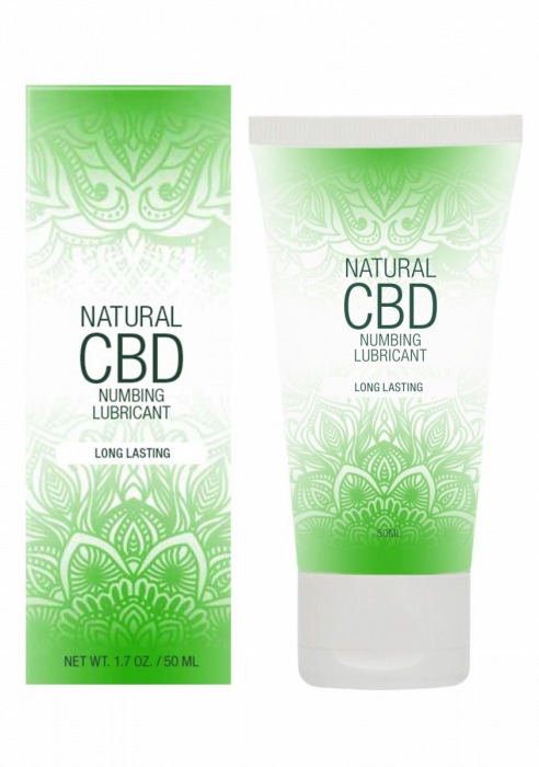 Лубрикант с пролонгирующим эффектом Natural CBD Numbing Lubricant - 50 мл. - Shots Media BV - купить с доставкой в Ульяновске