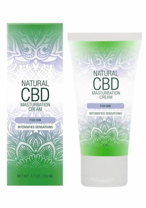 Крем для мастурбации для мужчин Natural CBD Masturbation Cream For Him - 50 мл. - Shots Media BV - купить с доставкой в Ульяновске